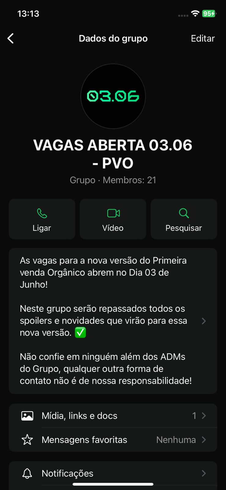 VAGAS ABERTA 03.06 PVO