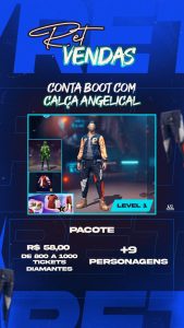 Vendas de contas ff