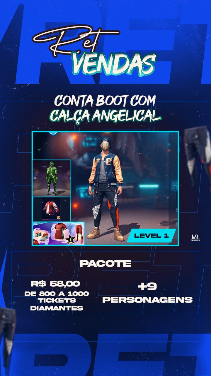 Vendas de contas ff