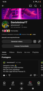 DavixAnimaYT Divulgaçao de canais