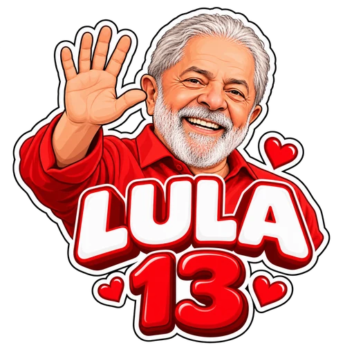 Figurinhas WhatsApp Lula 13